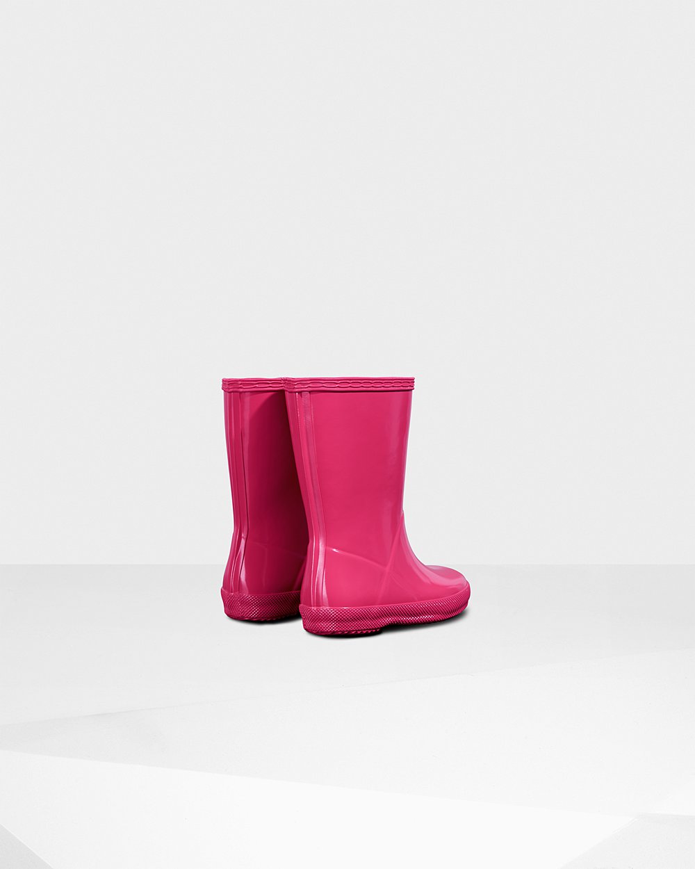 Galochas Hunter Criança Luz Rosa - Original First Classic Gloss - 41KARVNOB
